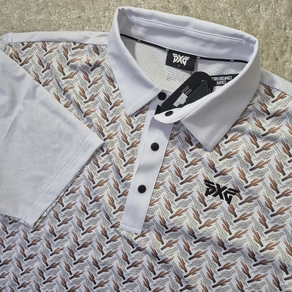PXG Performance Polo Shirt Mens Small Cactus Parsons Xtreme Golf Southwest New